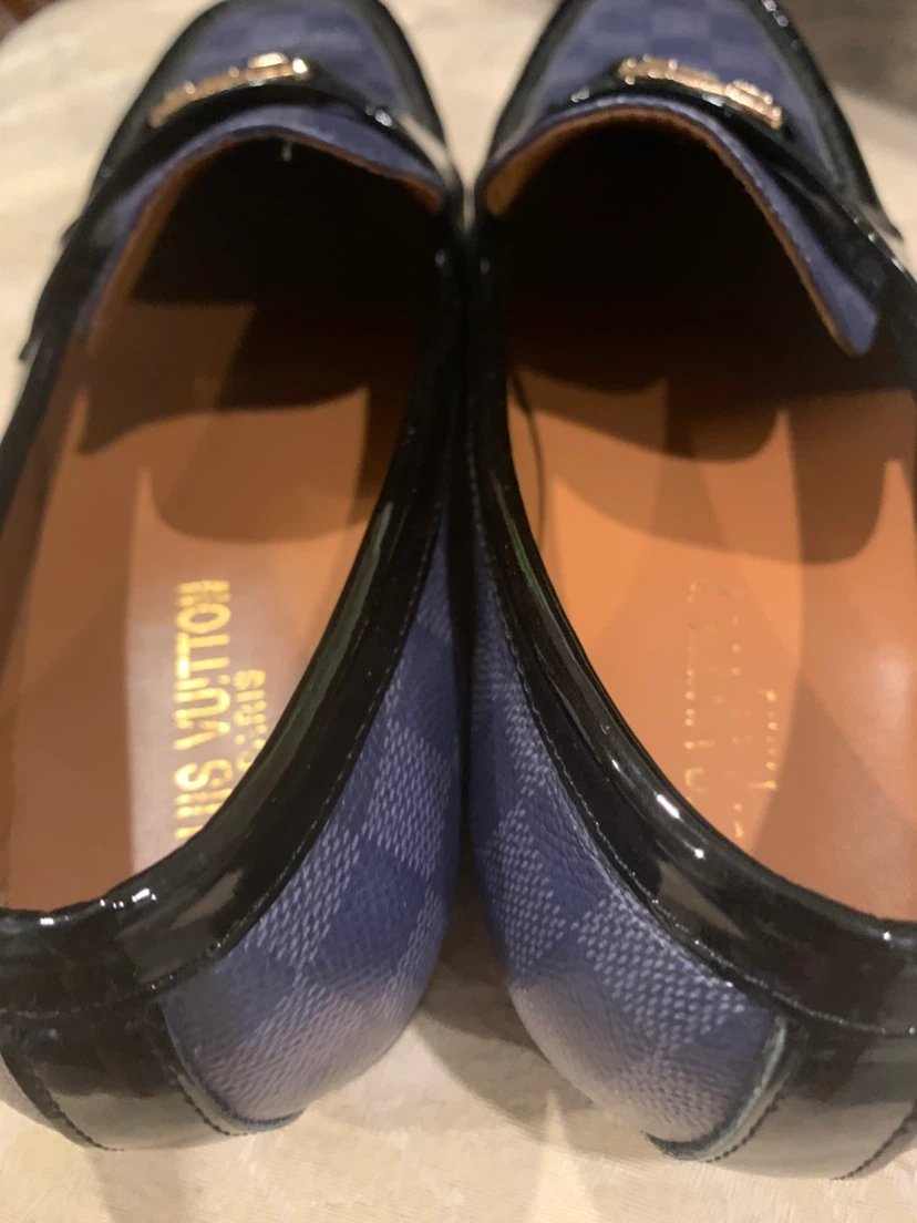 Louis Vuitton Damier Cobalt Loafers - photo 5
