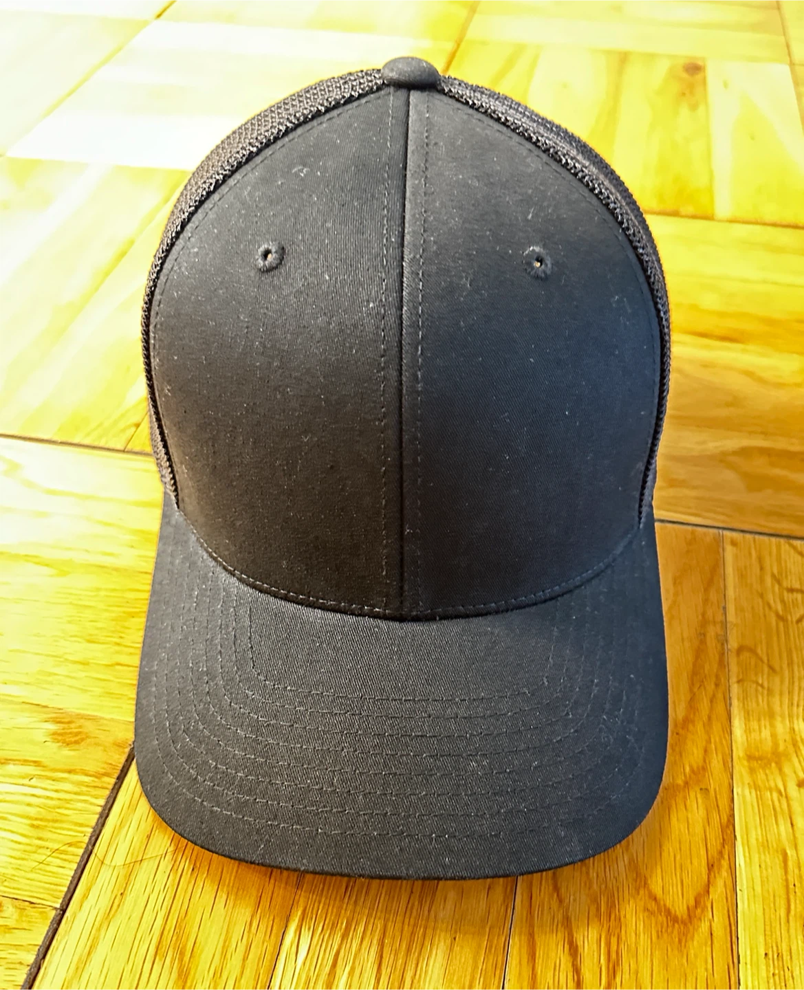 Black Flexfit Trucker Hat