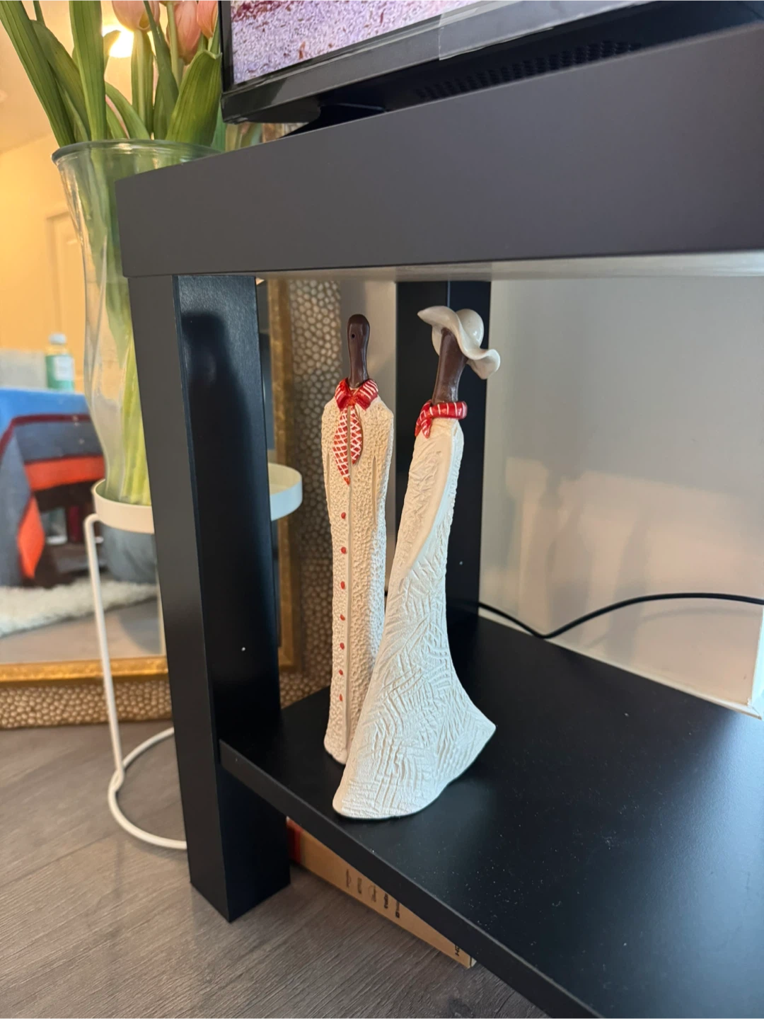 Abstract Tall Figurine Decor Set