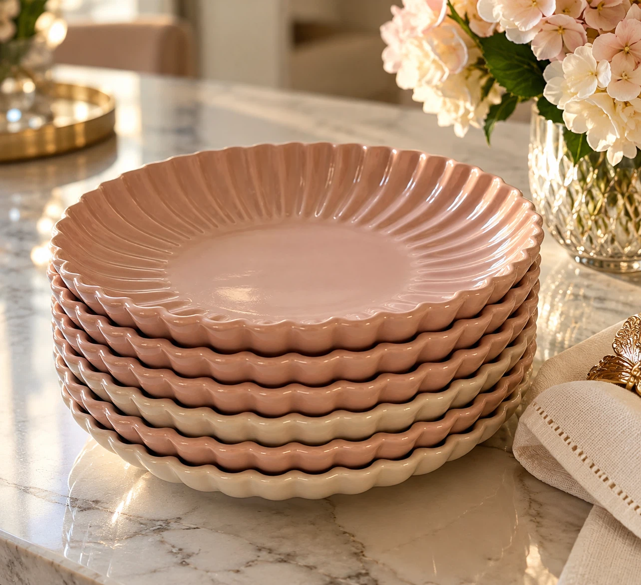 H&M Home Scalloped Plates - photo 2