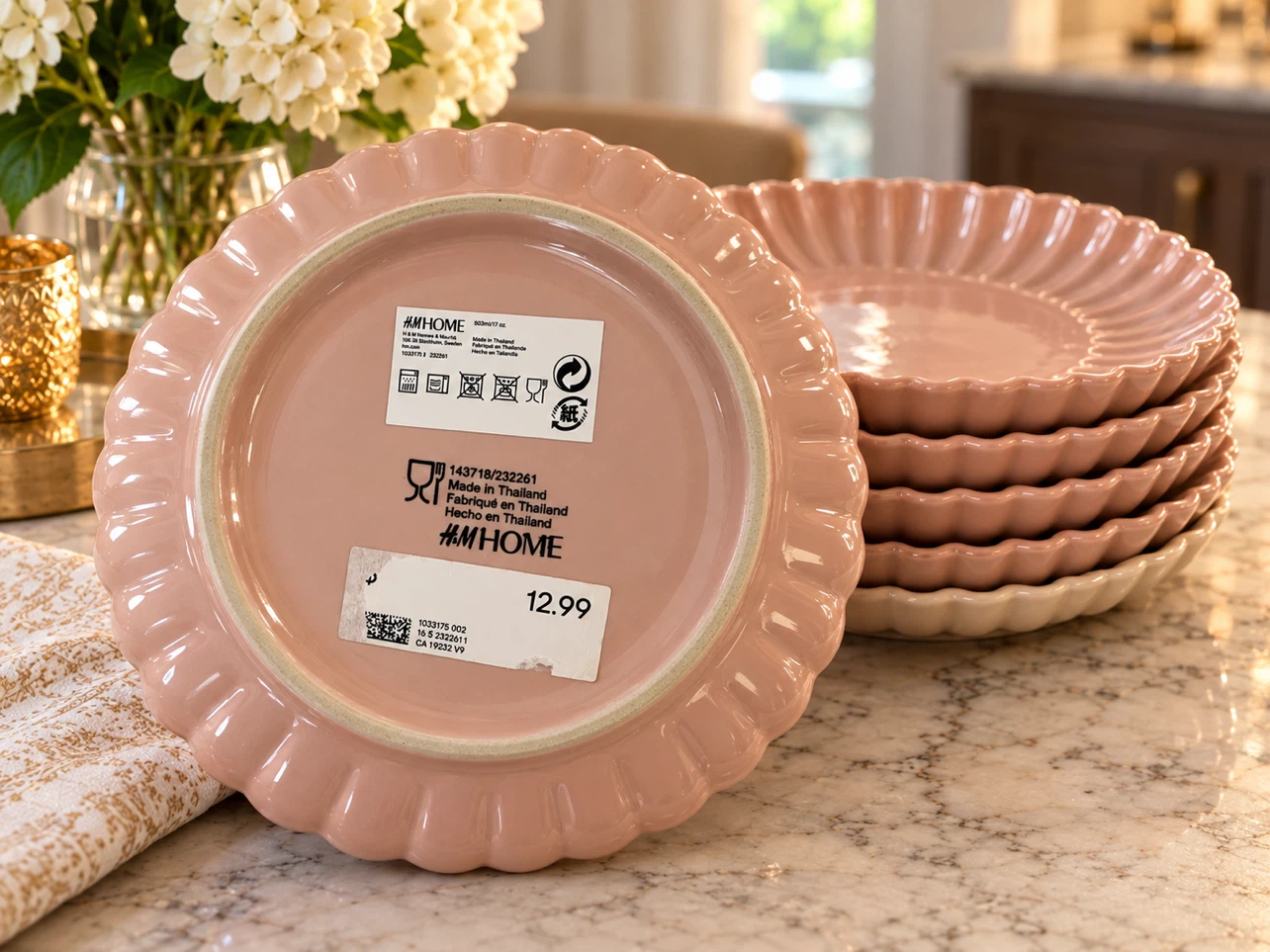 H&M Home Scalloped Plates - photo 3