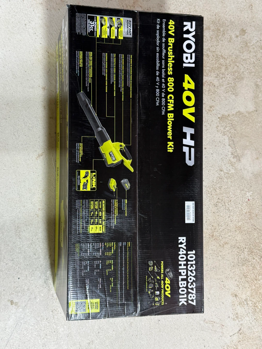 BRAND NEW - Ryobi 40V 800 CFM / 180 MPH Leaf Blower – $425 FIRM - photo 2
