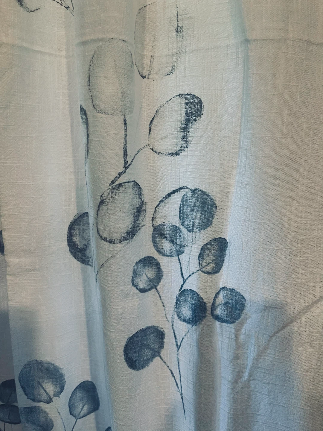 Grey and Floral Curtains with extension rod. - photo 2