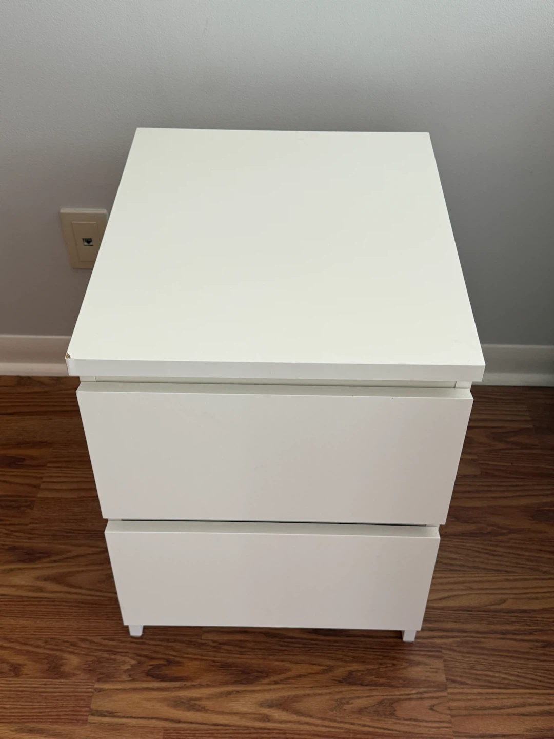 IKEA MALM 2-drawer chest white - photo 4