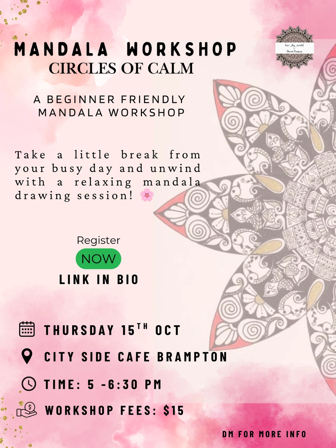 Mandala Workshop - Circles of Calm