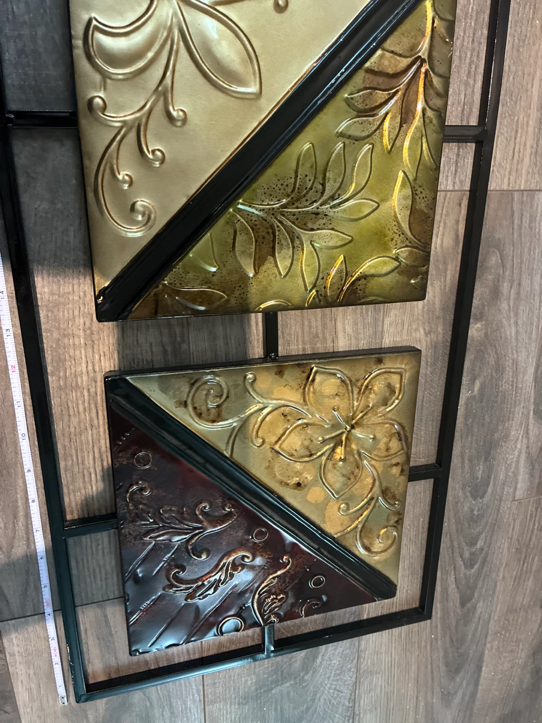 Decorative Metal Wall Art Panel - photo 2