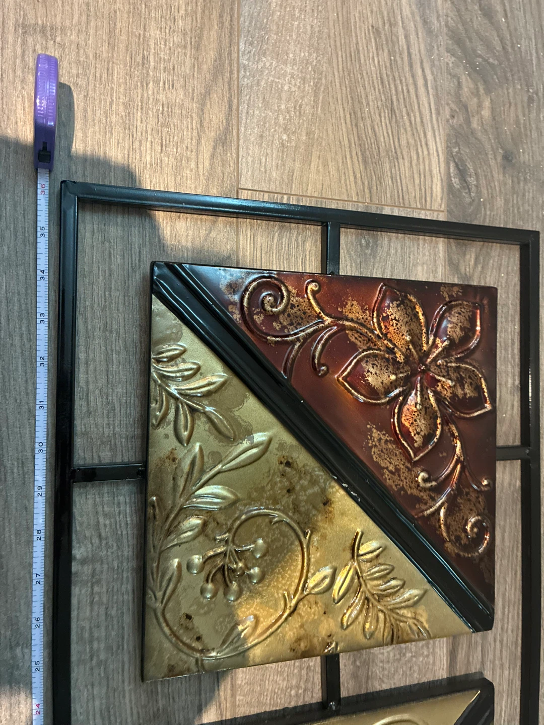 Decorative Metal Wall Art Panel - photo 3