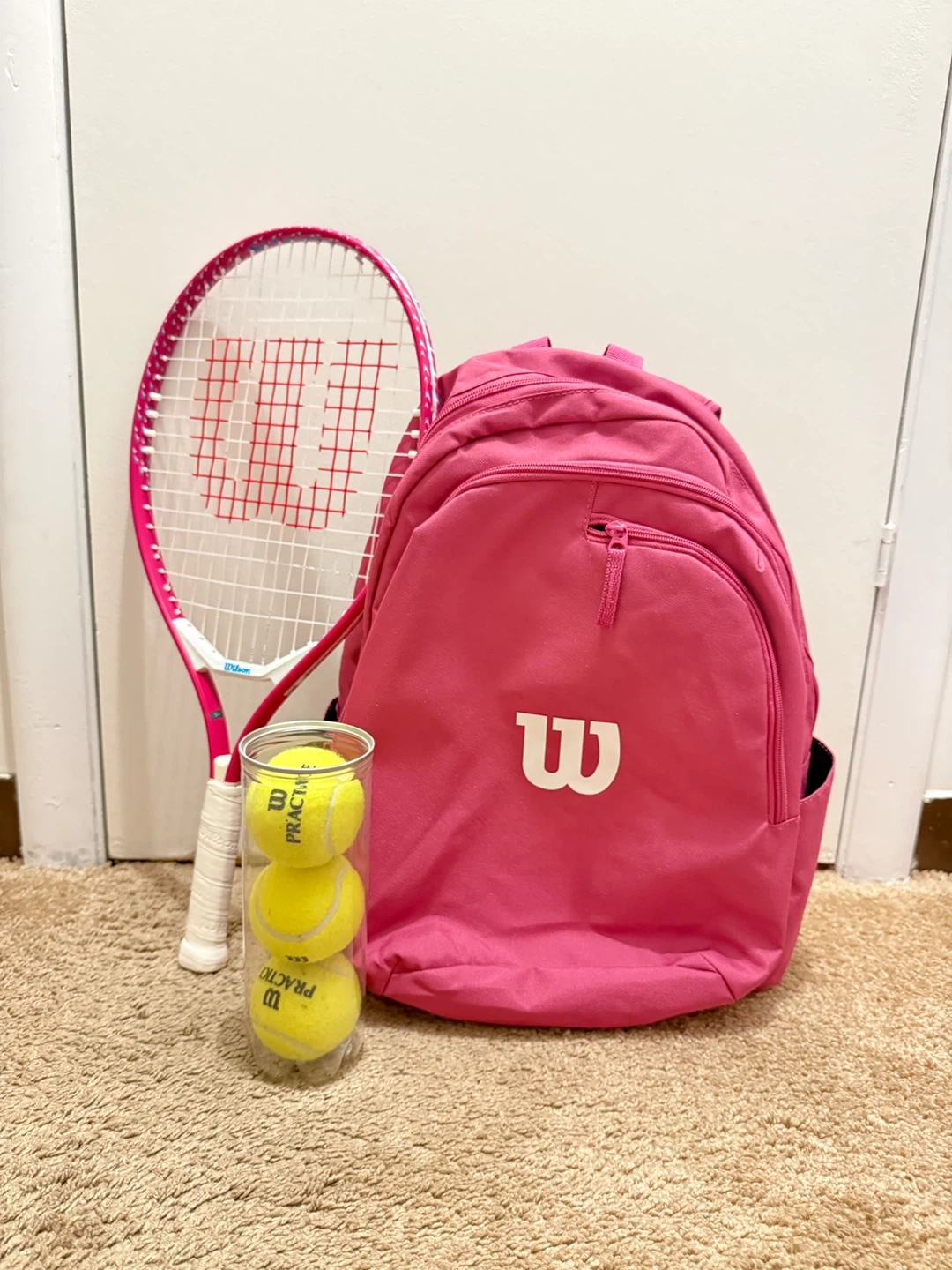 Wilson Tennis Racket Set with Backpack and Balls
