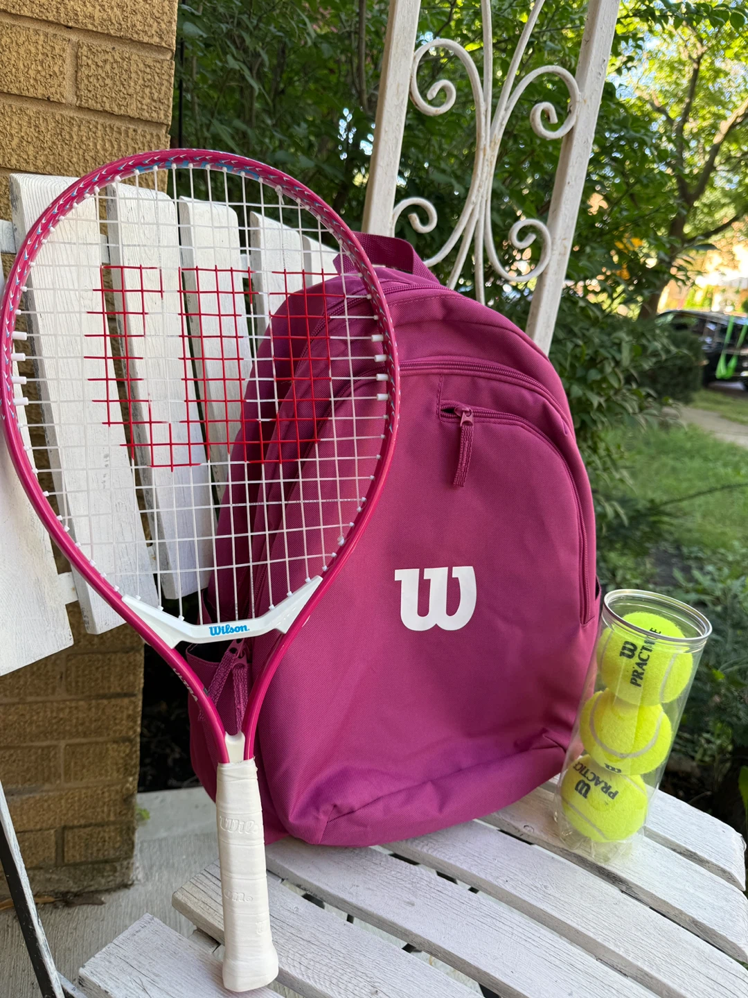 Wilson Tennis Racket Set with Backpack and Balls - photo 2
