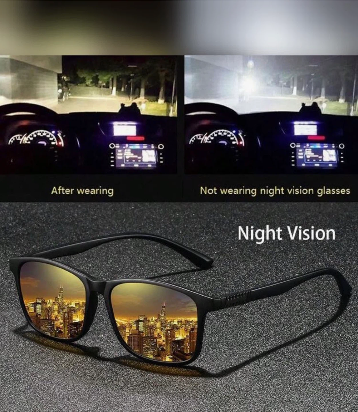 Night Vision Driving Glasses