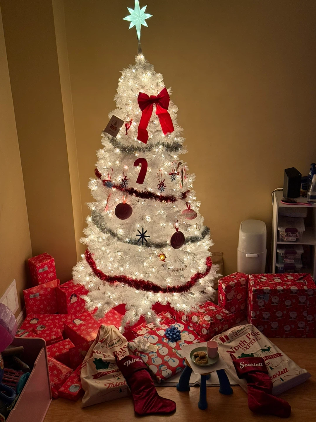 White Artificial Christmas Tree