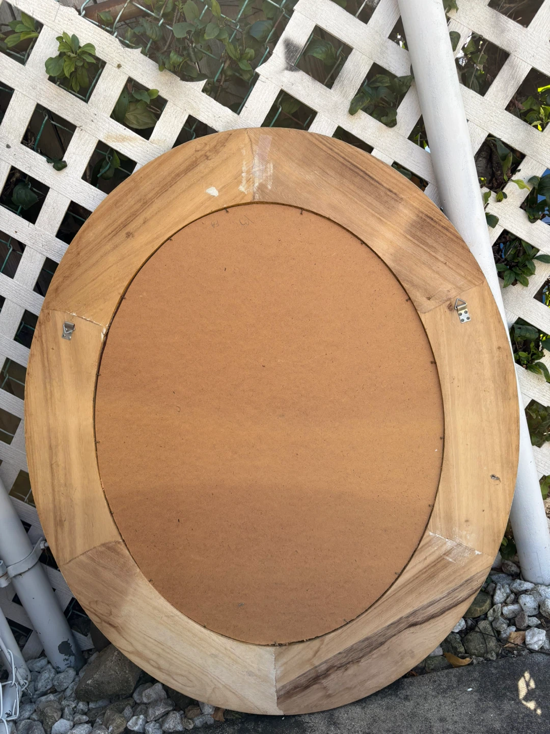 Vintage Oval Wall Mirror with Gold Detailed Frame - photo 2