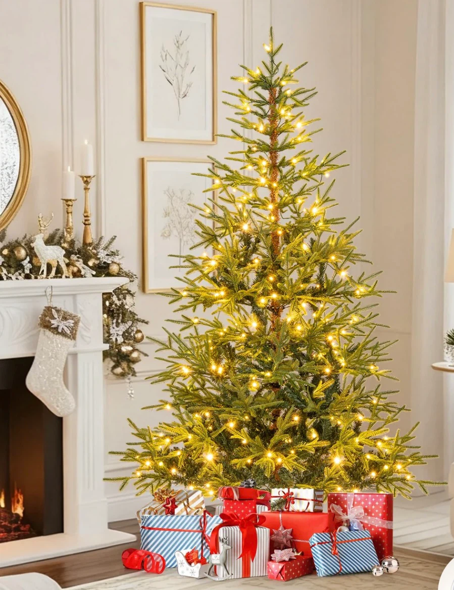 6ft Artificial Christmas Tree with Lights - photo 4