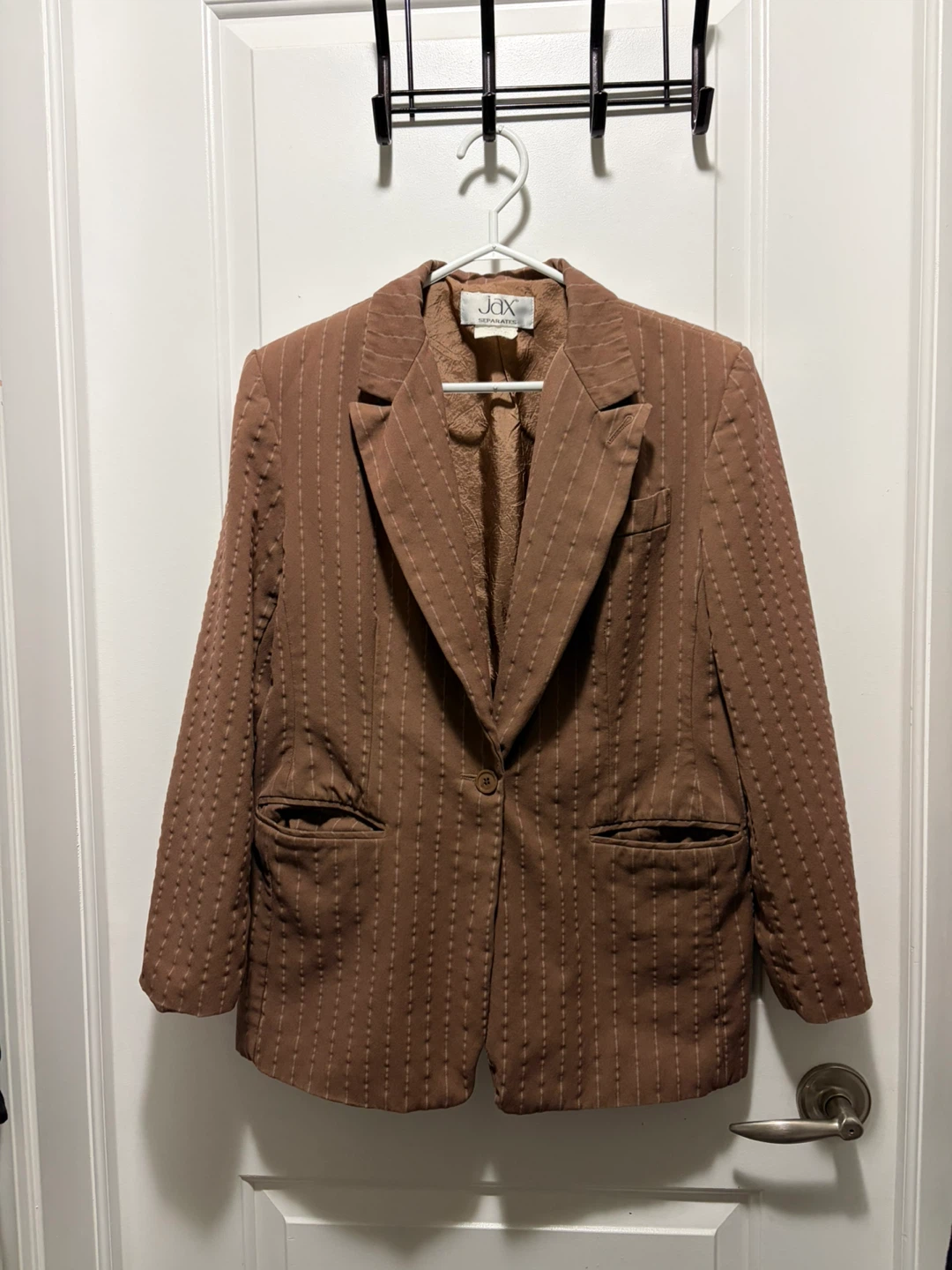 Jax Separates Brown Striped Blazer