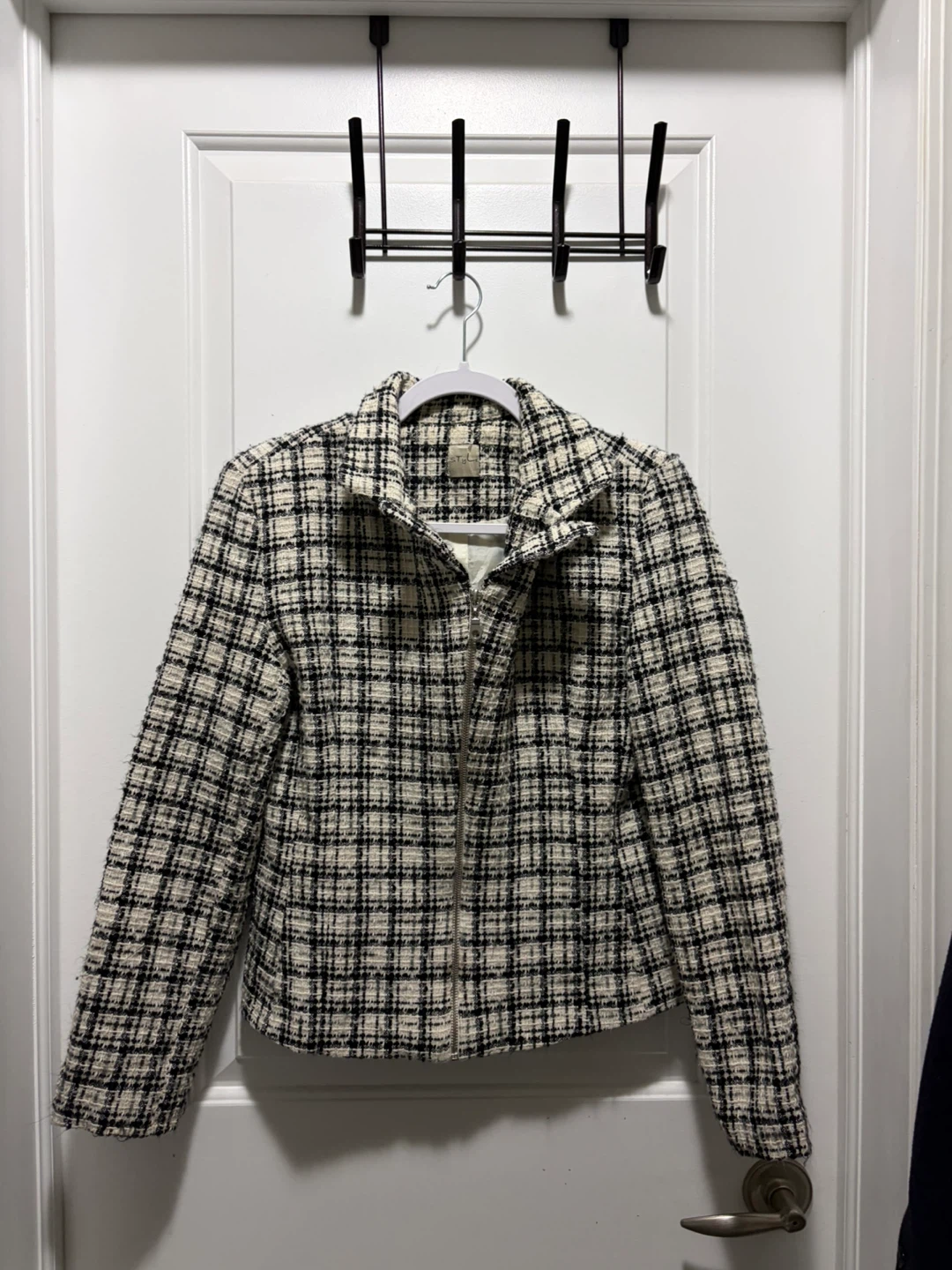 STYL Black and White Tweed Jacket