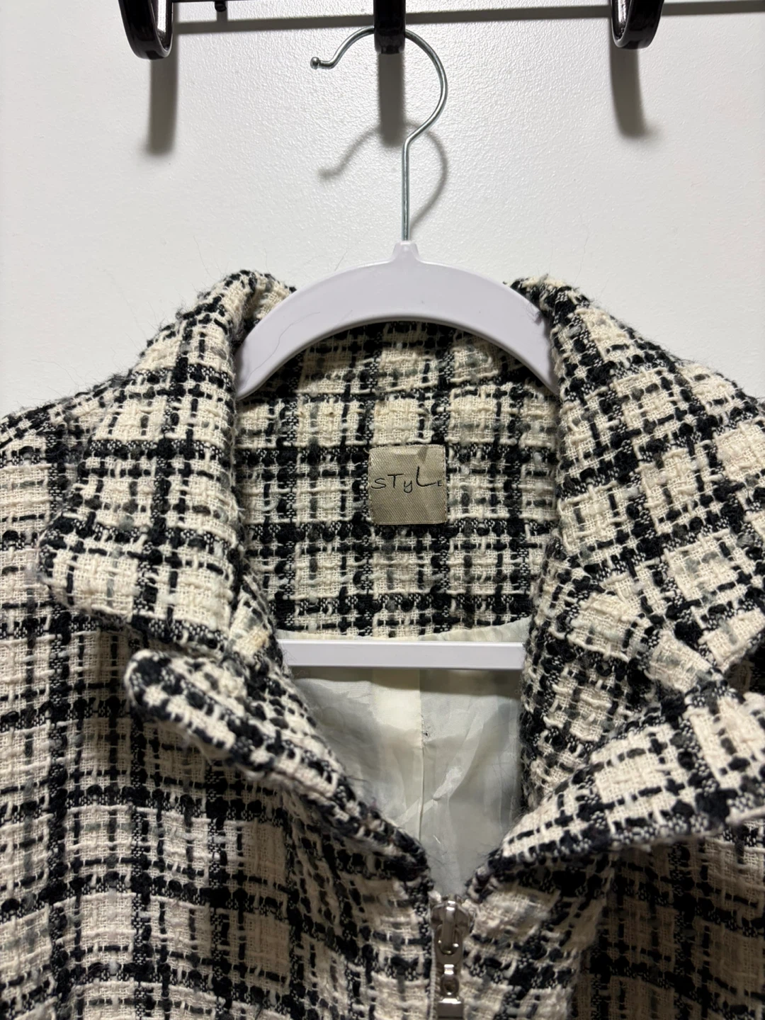 STYL Black and White Tweed Jacket - photo 2