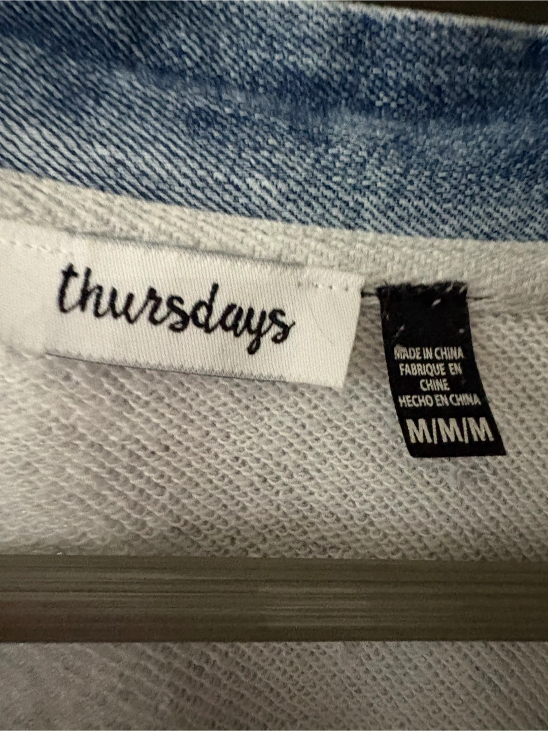 Thursdays Grey Sweatshirt Cardigan - photo 2