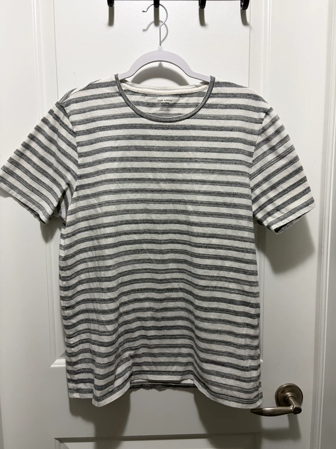 2 Club Monaco T-Shirts, Sizes L and XL