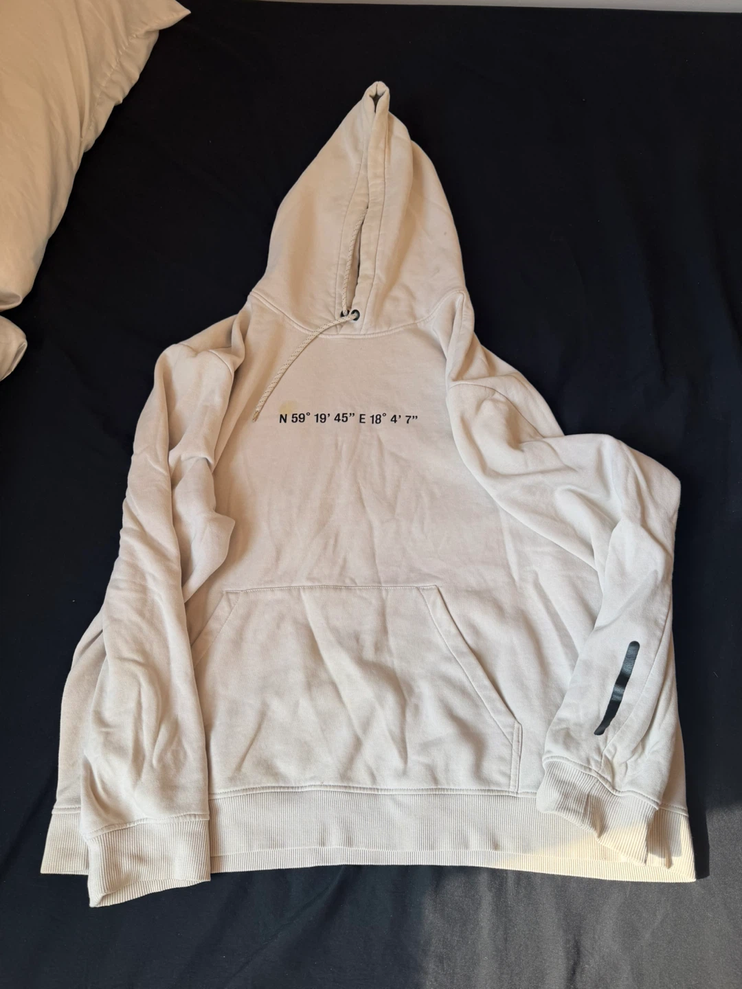 H&M Regular Fit Hoodie Beige