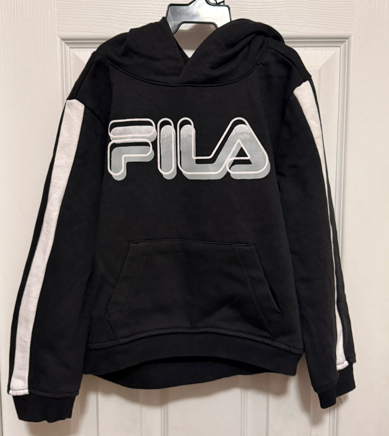 Fila Black Pullover Hoodie 5-6 Yrs Old