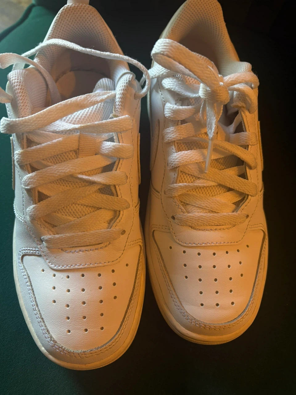 Nike Kids White Sneakers Size 3.5Y - photo 2
