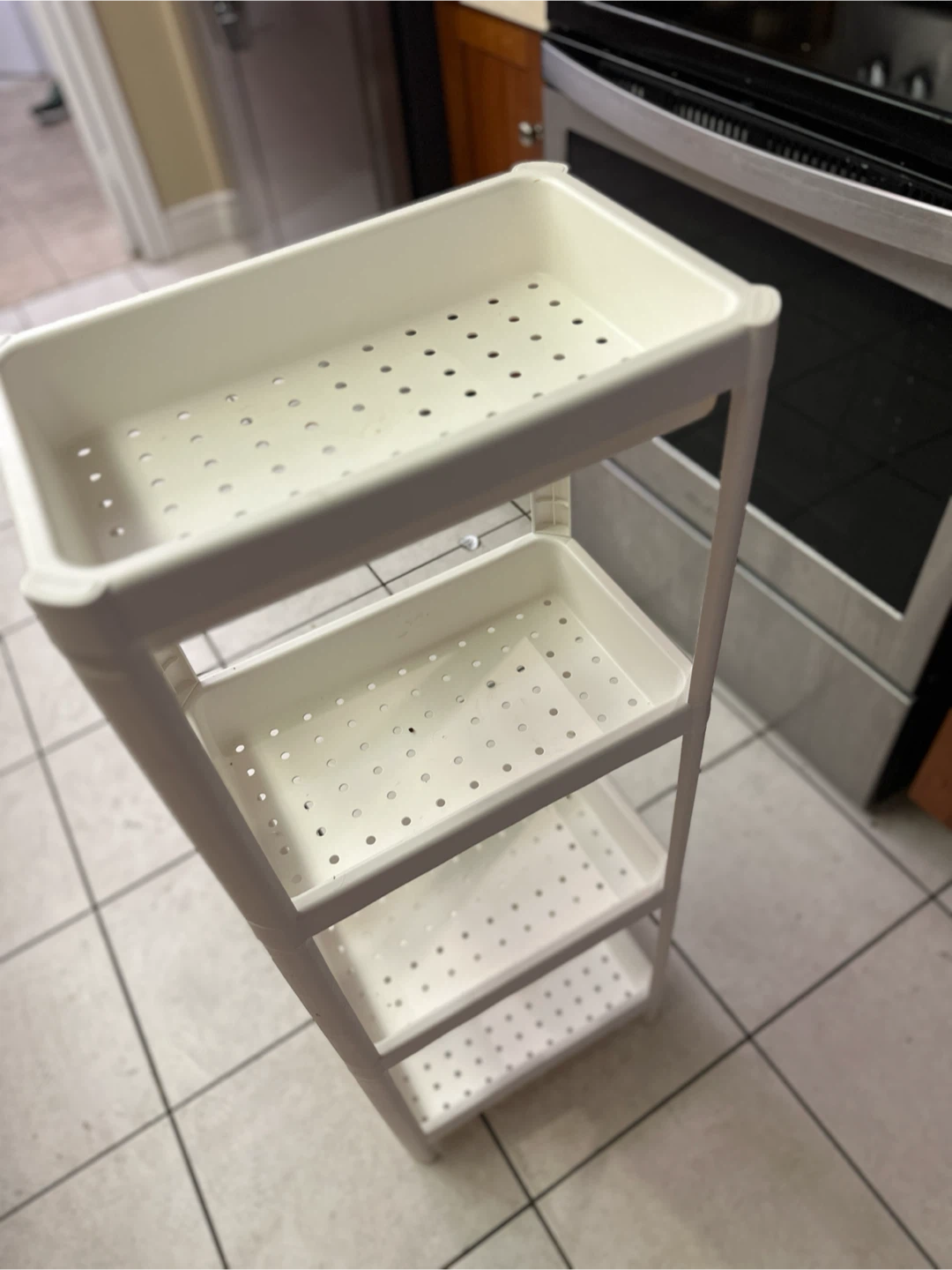 IKEA VESKEN white shelf unit - photo 2