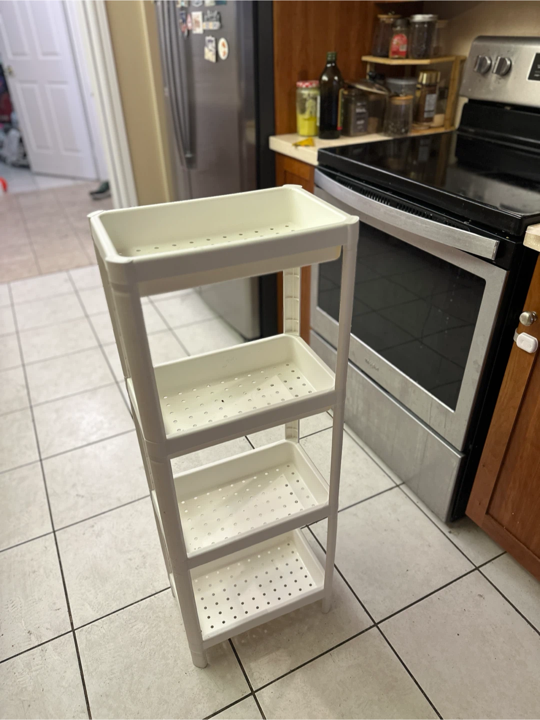 IKEA VESKEN white shelf unit - photo 3