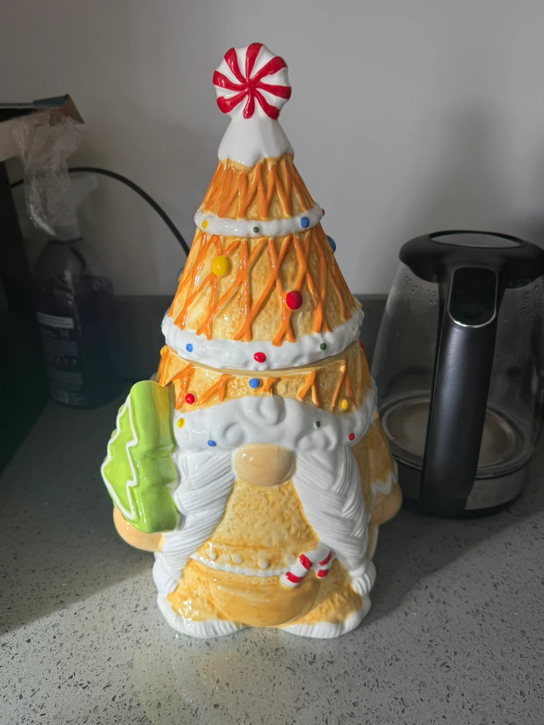 Christmas Gnome Cookie Jar