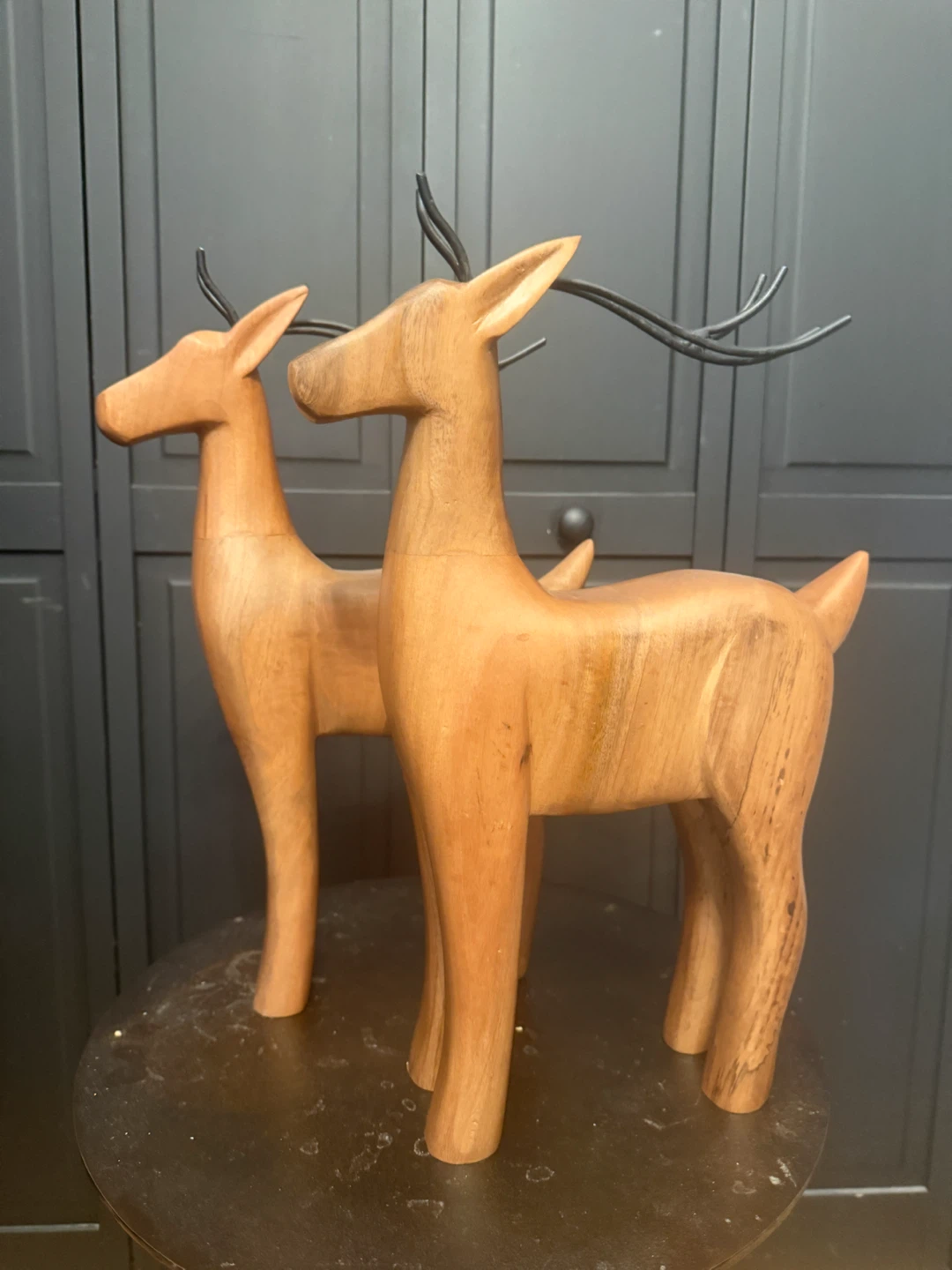 Wood Reindeer Holiday Decoration - photo 2