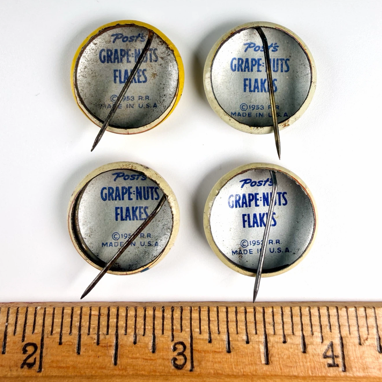 4x Vintage 1953 Roy Rogers Buttons - photo 2