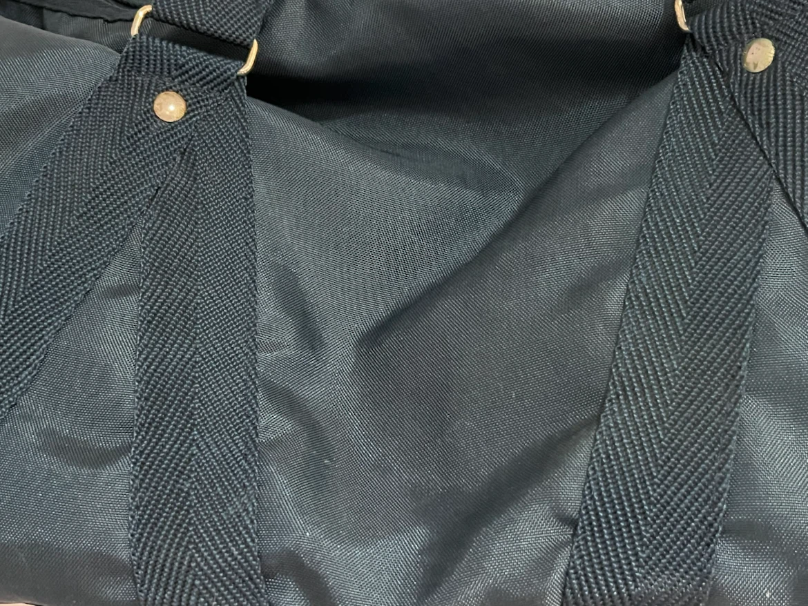 Vintage 80s Pierre Cardin Navy Duffel Bag - photo 4