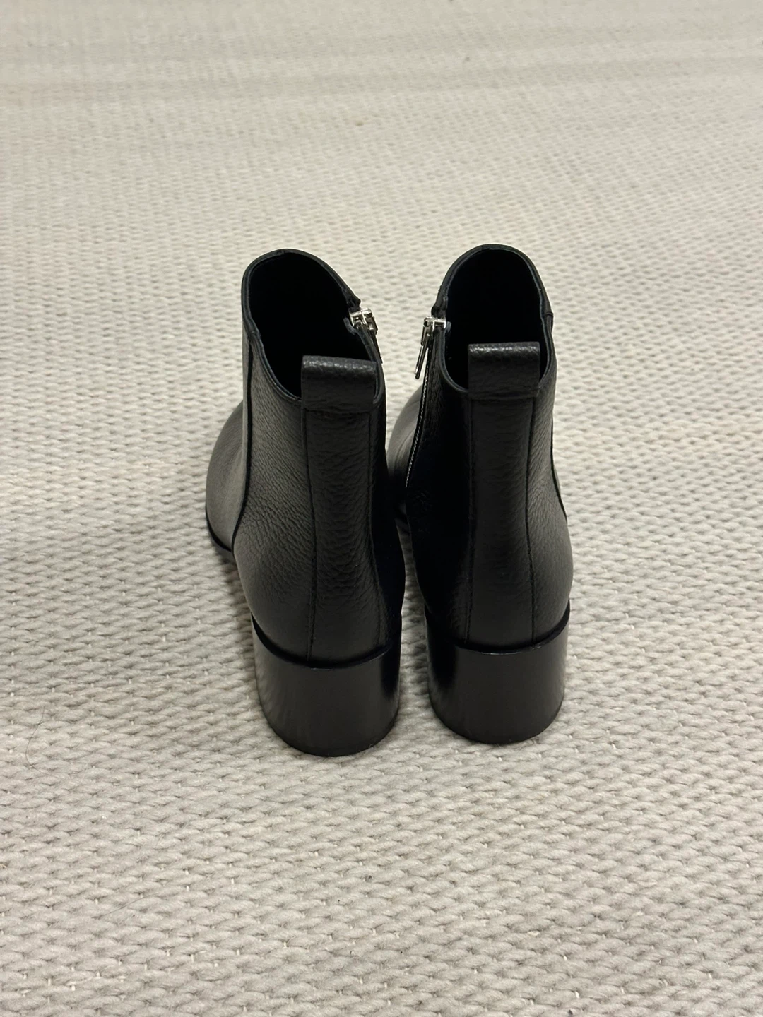 Everlane “Boss Boot” Black Leather Pointed Ankle Boots - photo 4