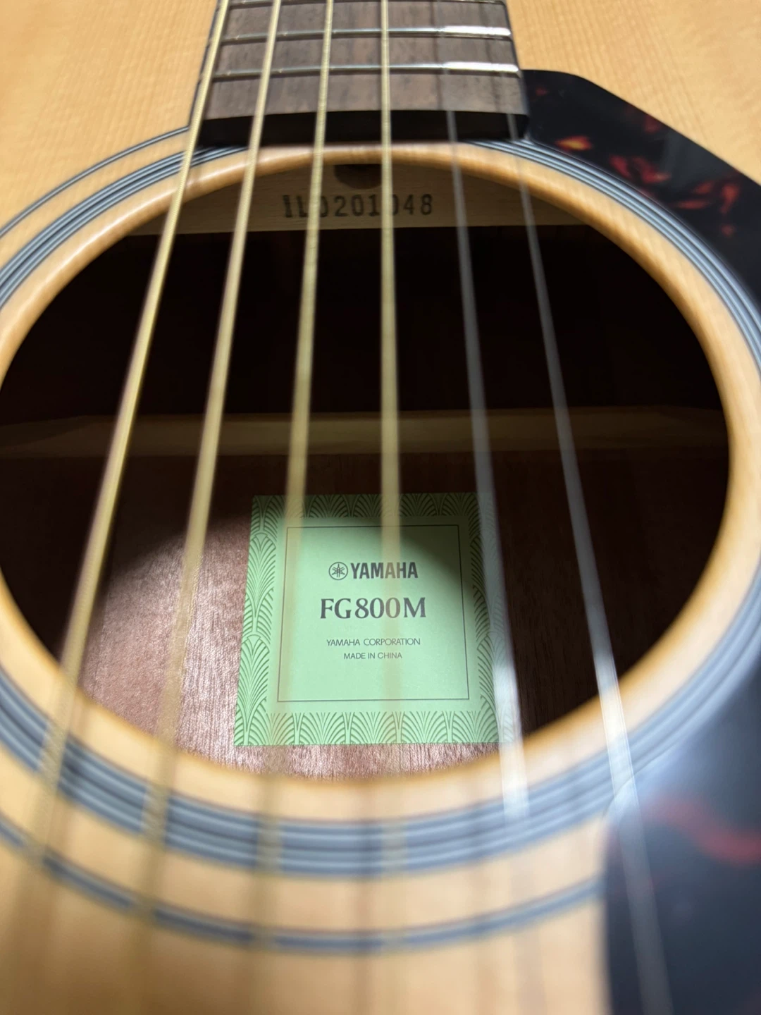 Yamaha FG800M Acoustic Guitar – Like New - photo 4