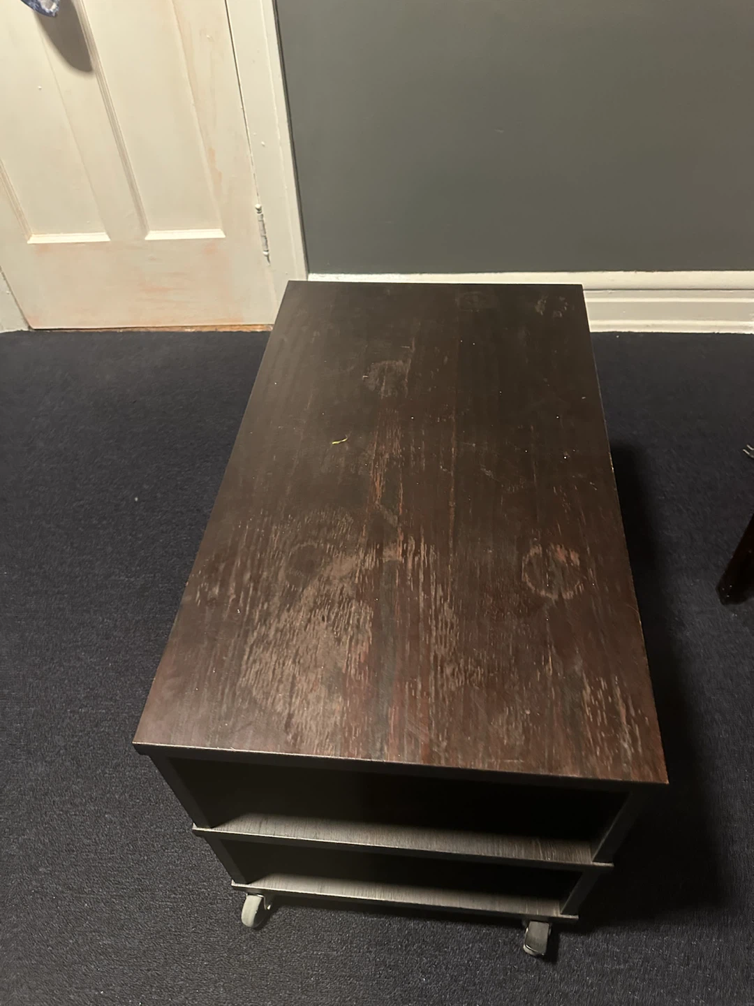 Dark Brown Rolling Storage Cart - photo 4