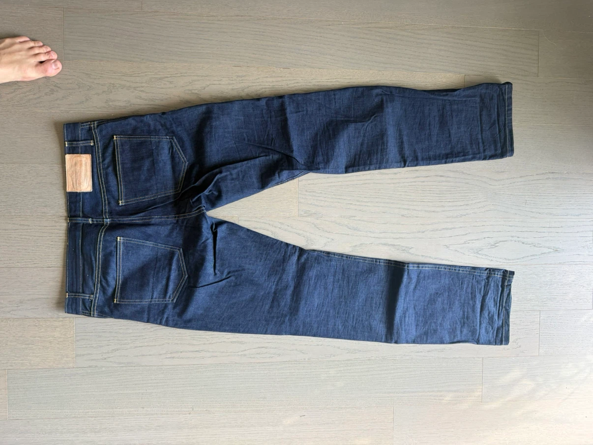 Mens 32/30 Flint & Tinder Selvedge straight cut Denim Jeans - photo 4