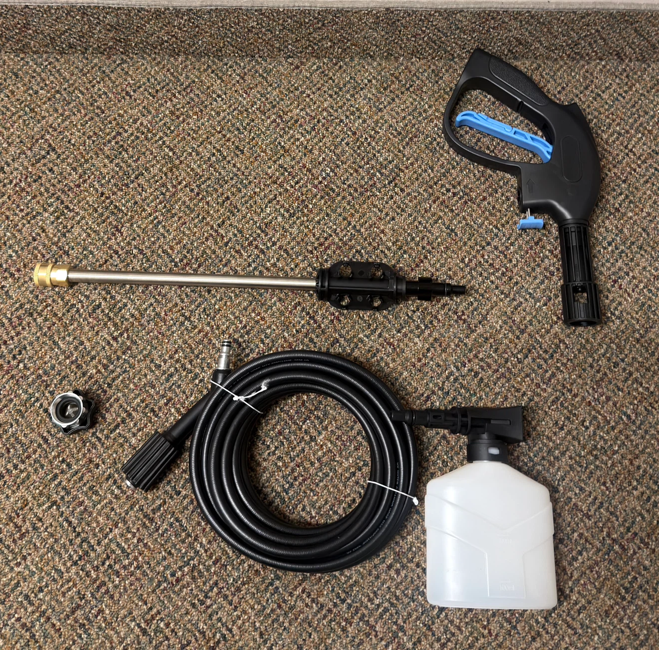 1500W Electric Pressure Washer w/ Hose, Foam Cannon - photo 2