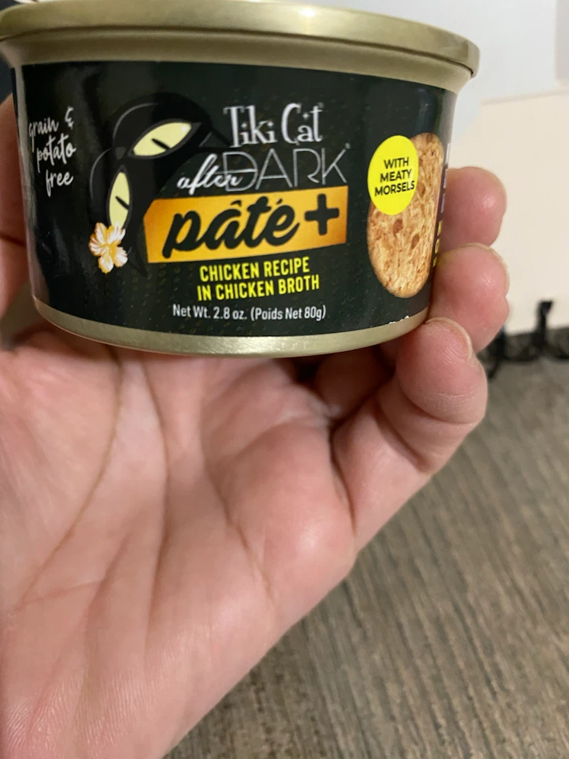 4 cans of Tiki Cat After Dark Pate Chicken Recipe