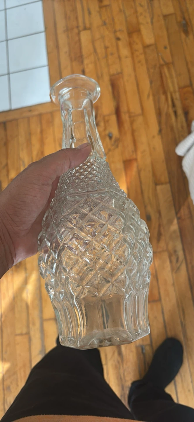 Clear Glass Decorative Vase - photo 4