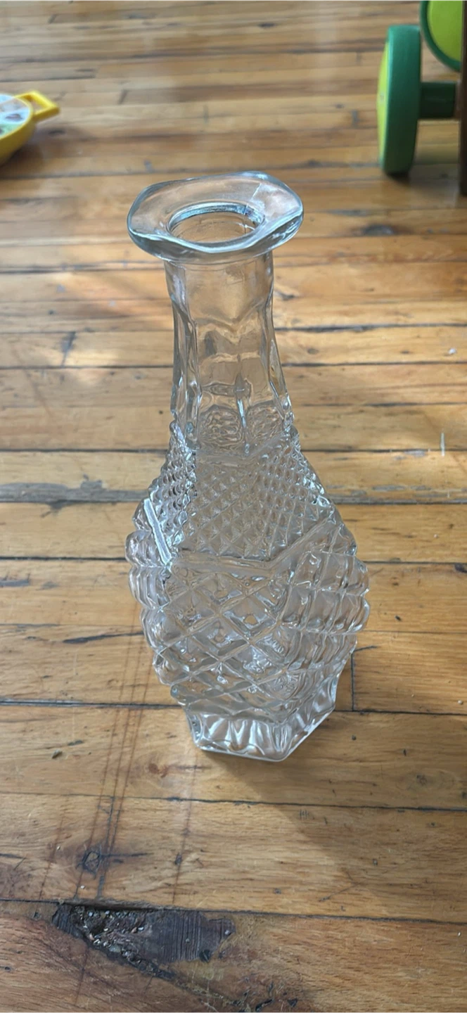 Clear Glass Decorative Vase - photo 5