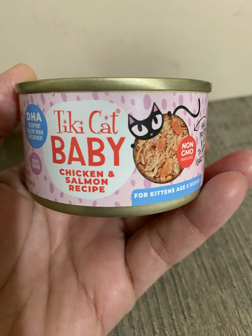 Tiki Cat Baby Chicken & Salmon Recipe