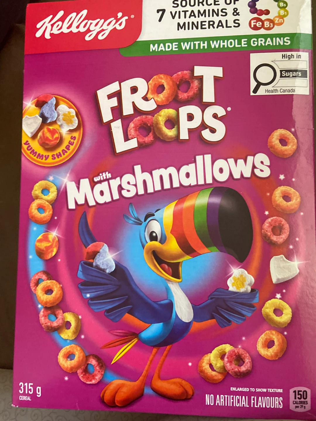 Kellogg's Froot Loops with Marshmallows Cereal