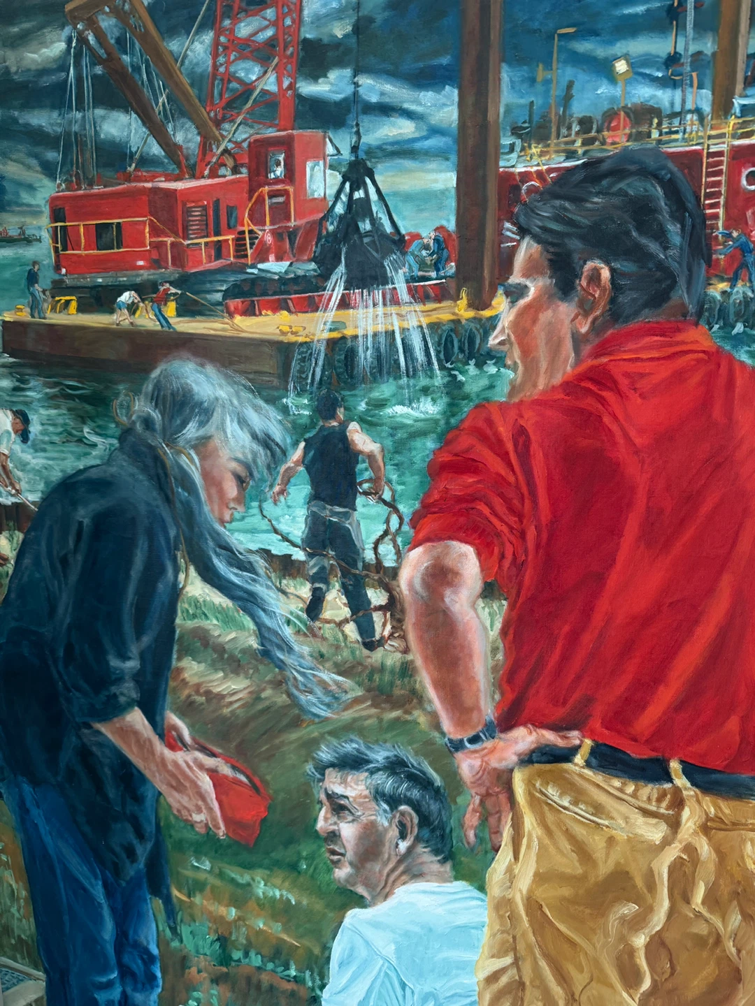 Loyola Dredgers Oil Painting by Pat Olson - photo 2