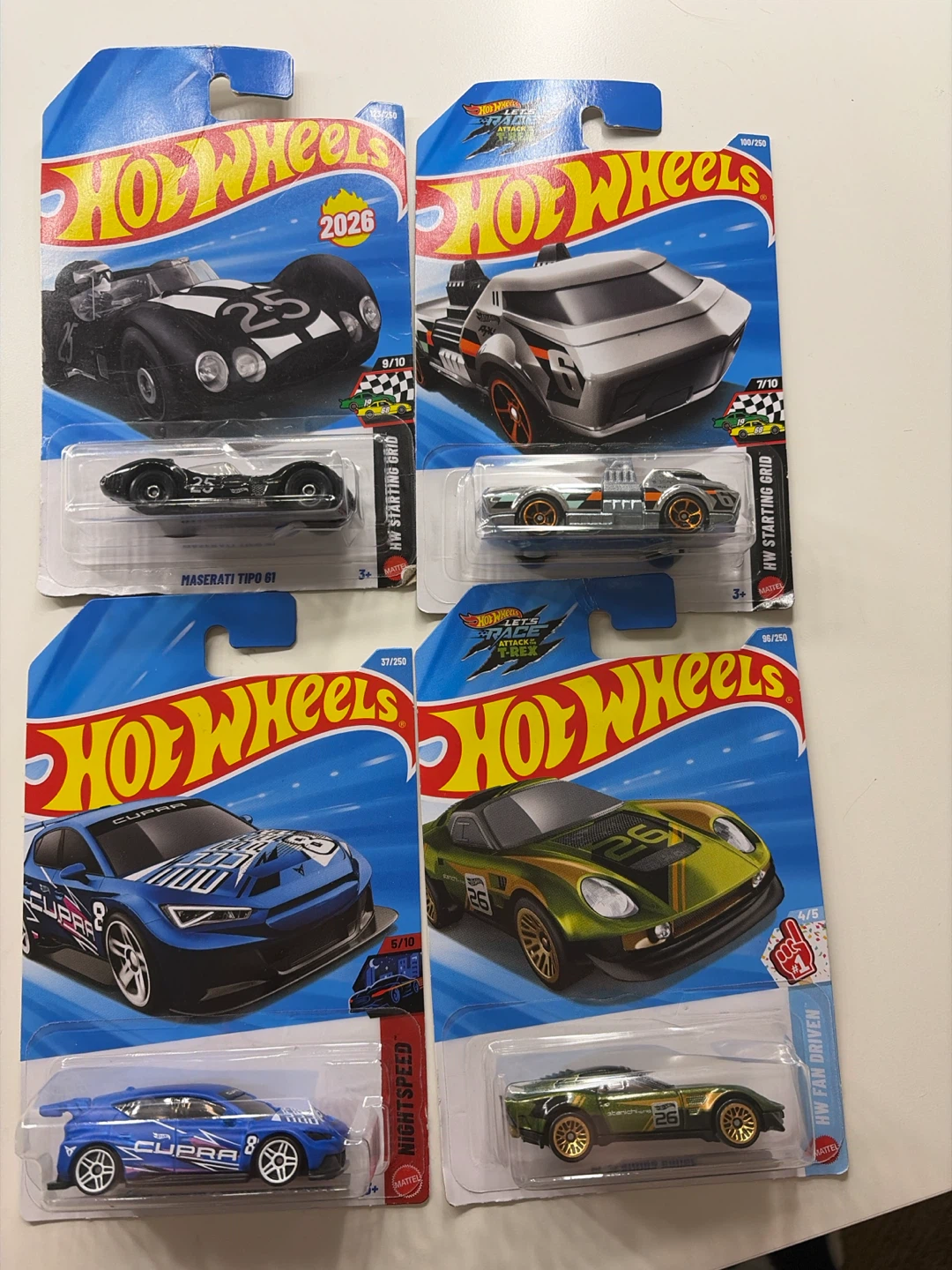 Set of 4 Hot Wheels