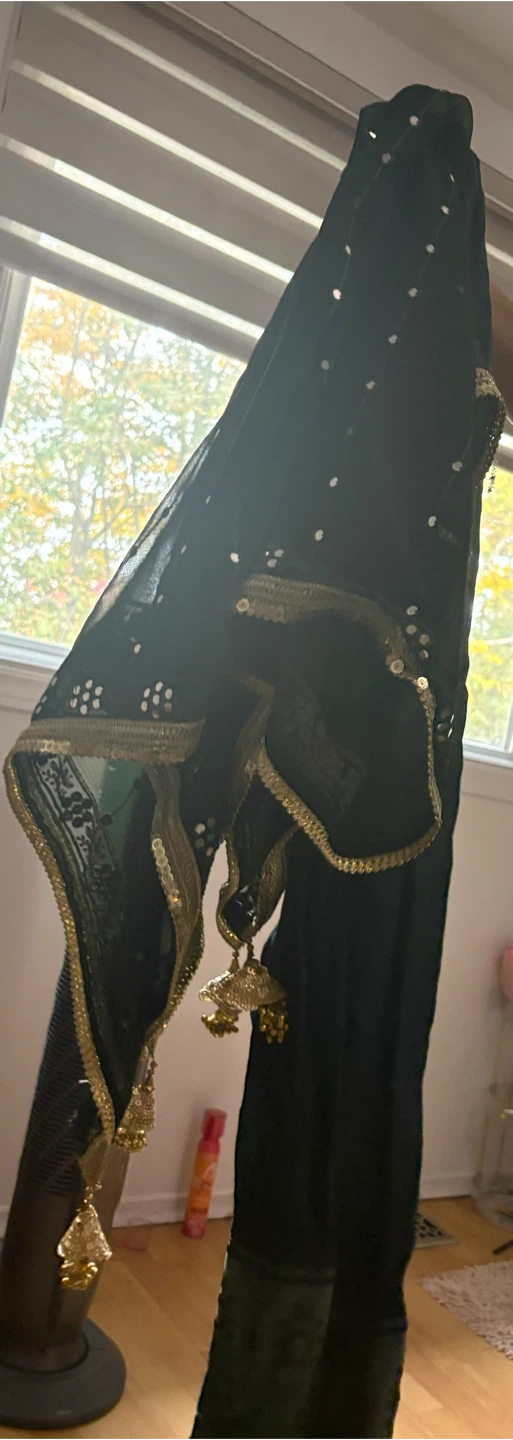 Embellished Dark Green Salwar Kameez Set