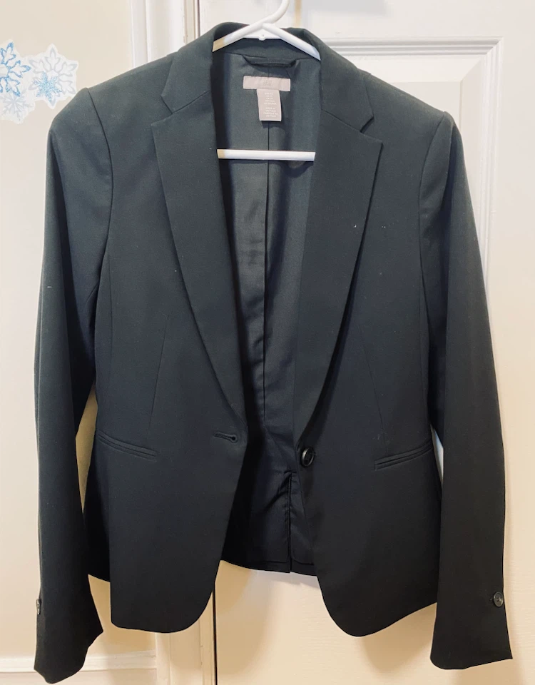 H&M Black Blazer and Trousers Suit Set - photo 2