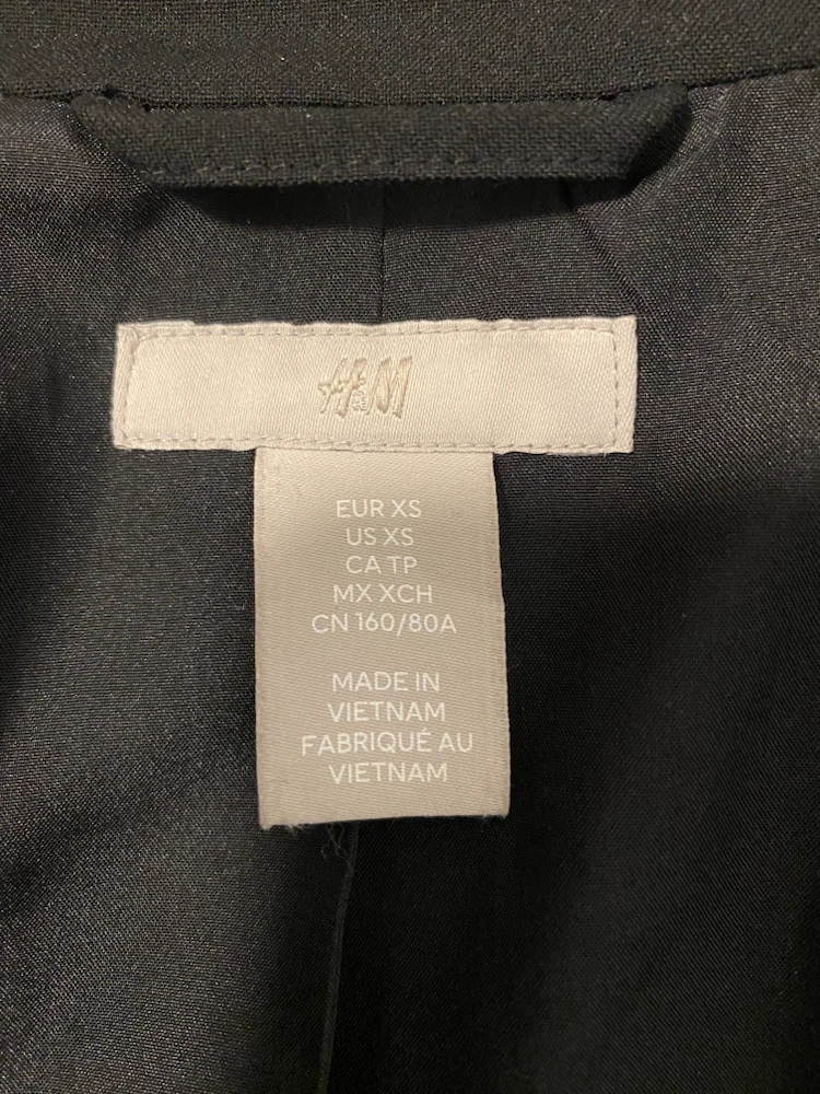 H&M Black Blazer and Trousers Suit Set - photo 3