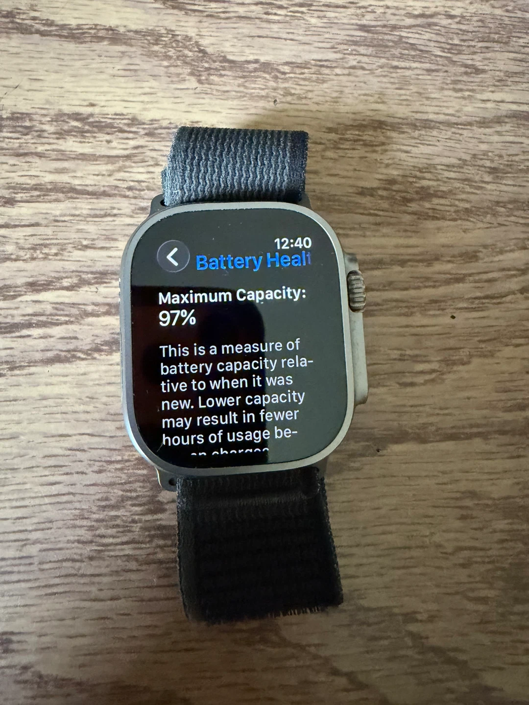 Apple Watch Ultra 1 - 97% battery health - photo 3