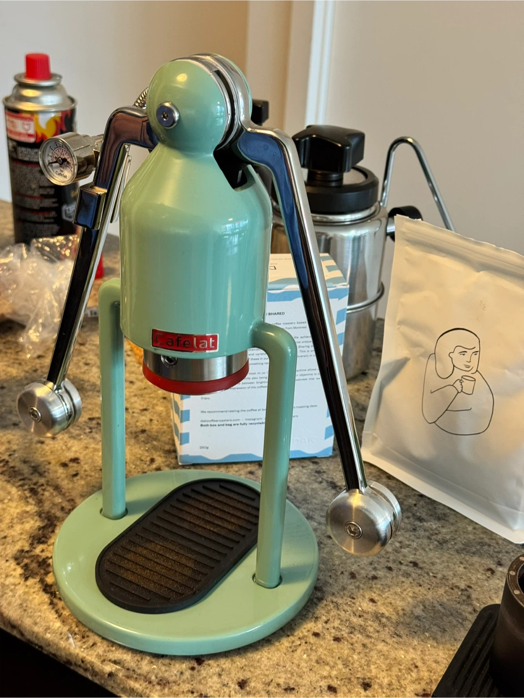 Cafelat Robot Manual Espresso Maker - Green