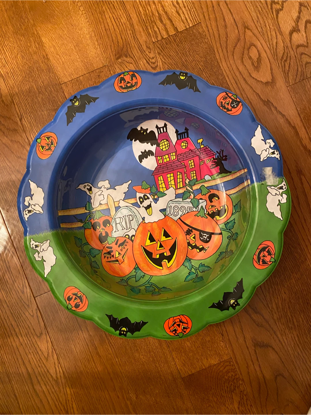 Vintage Halloween Serving Bowl