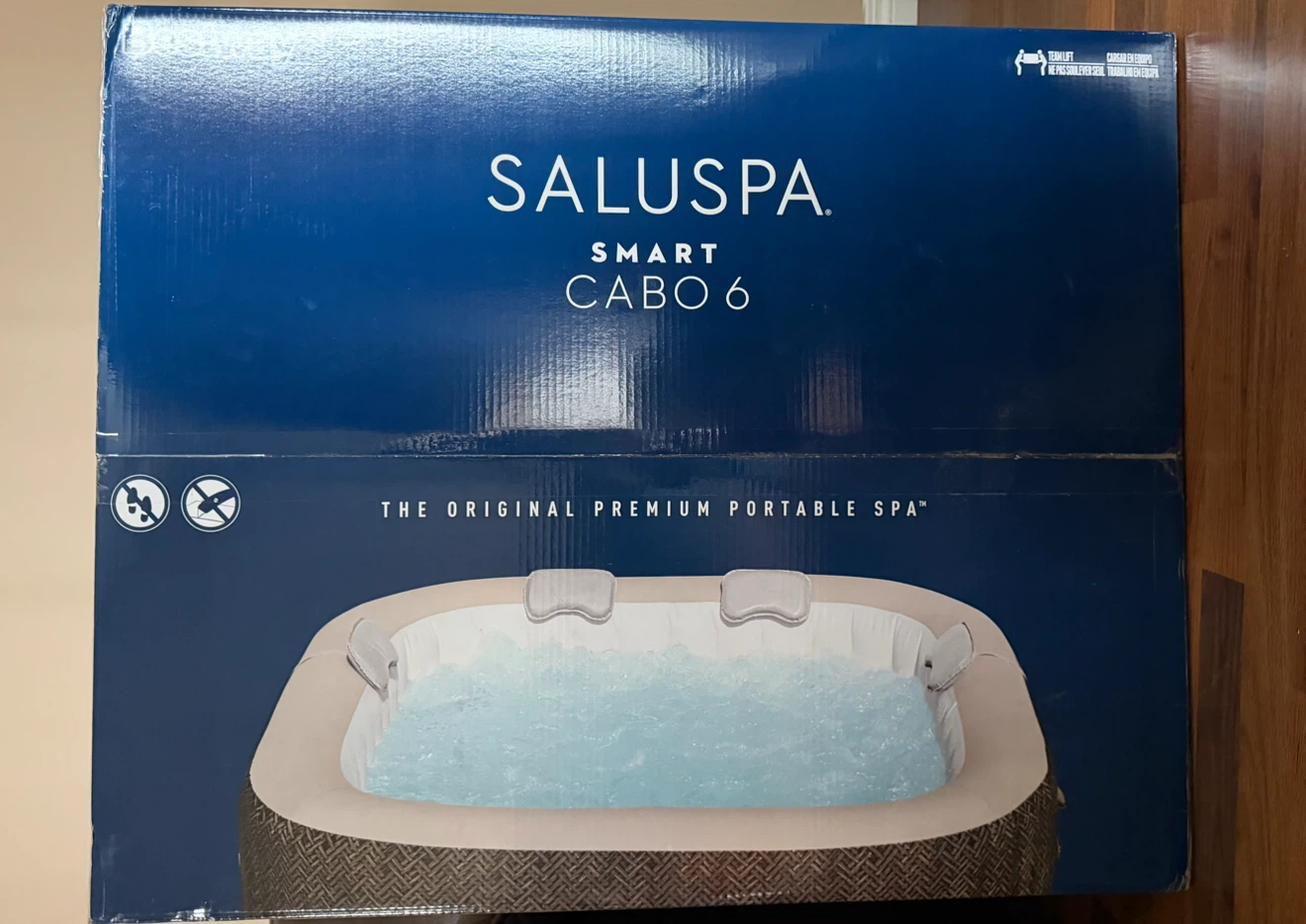 Saluspa Smart Cabo 6 Portable Inflatable Hot Tub - BNIB